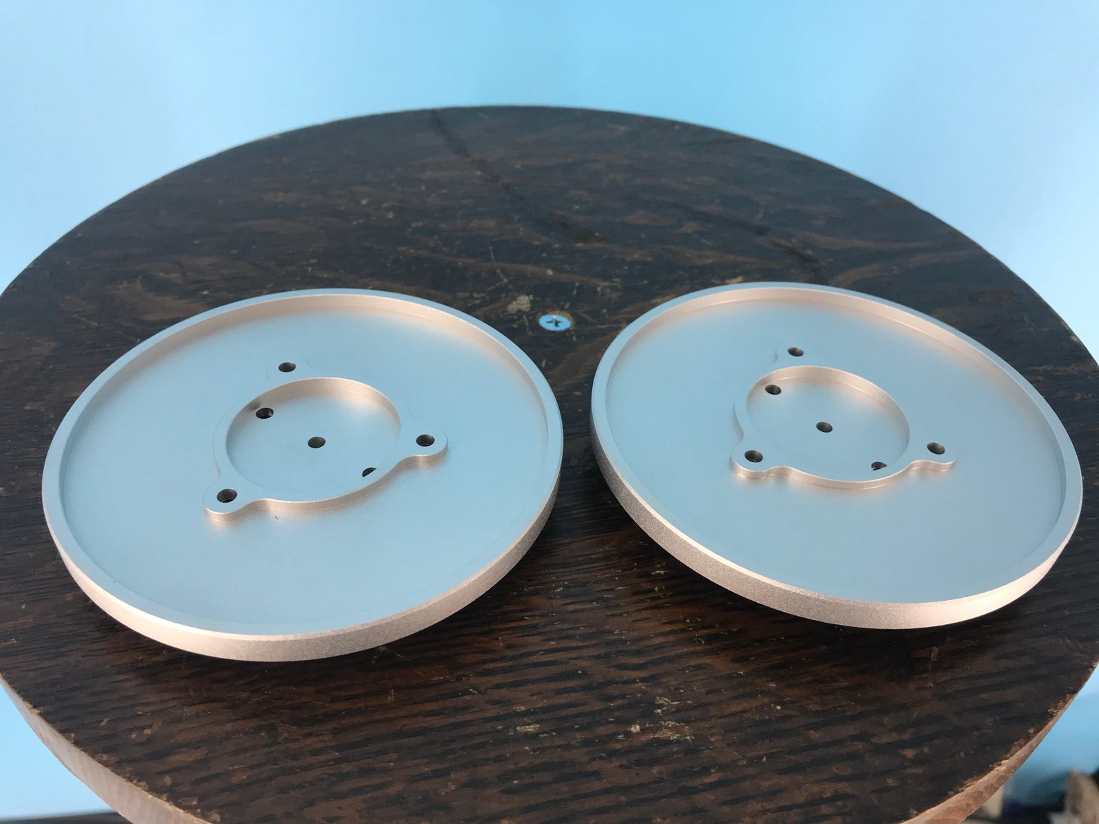 Burlington Recording Trident Aluminum Turntable Plates for Studer